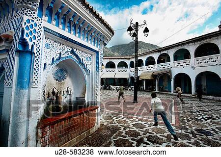 Stock Photo - Chefchaouen, Morocco. Fotosearch