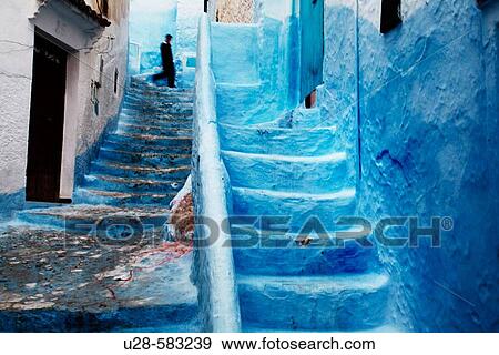 Chefchaouen, Morocco View Large Photo Image Stock Photo - Chefchaouen, Morocco. Fotosearch
