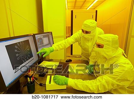 Cheking with an electron microscope the results of an e-beam lithography (Electron beam lithography), clean room, CIC nanoGUNE, Nanoscience Cooperative Research Center, San Sebastian, Gipuzkoa, Euskadi, Spain View Large Photo Image Stock Photo - Cheking with an electron microscope the results of an e-beam lithography (Electron beam lithography), clean room, CIC nanoGUNE, Nanoscience Cooperative Research Center, San Sebastian, Gipuzkoa, Euskadi, Spain. Fotosearch