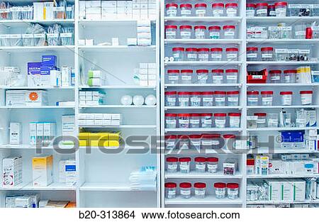 Picture - Chemist of hospital. Fotosearch