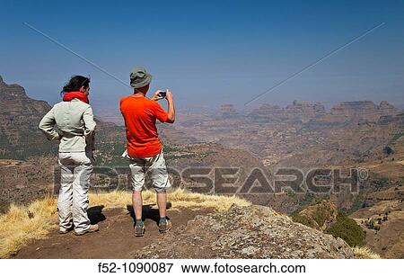 Stock Photo - Chennek area, Simien Mountains, Ethiopia. Fotosearch