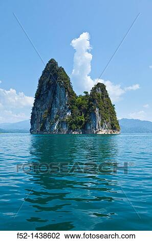 Cheow Larn Lake Khao Sok National Park Suratthani Province, Thailand, Asia. View Large Photo Image Stock Image - Cheow Larn Lake Khao Sok National Park Suratthani Province, Thailand, Asia.. Fotosearch