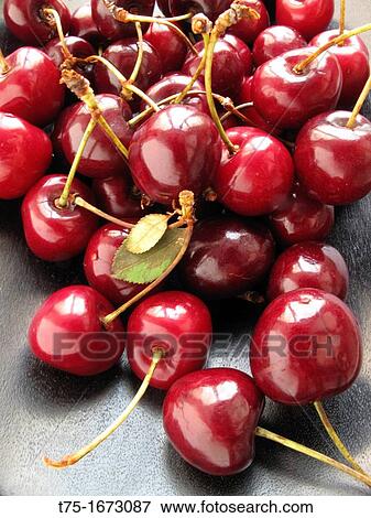 Cherries View Large Photo Image Stock Photo - Cherries. Fotosearch