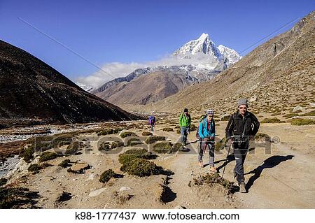 Chhukhung glaciar Lhotse Sagarmatha National Park, Khumbu Himal, Nepal, Asia View Large Photo Image Stock Photo - Chhukhung glaciar Lhotse Sagarmatha National Park, Khumbu Himal, Nepal, Asia. Fotosearch