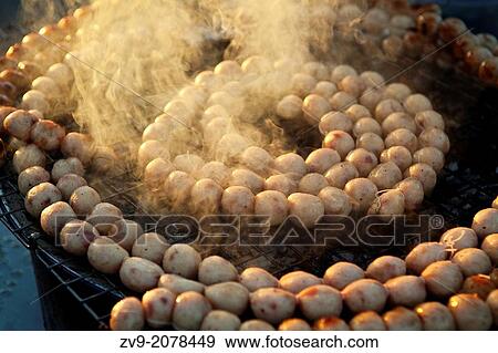 Chiang Mai sausage, or "Sai Krok" is a spicy pork sausage from the north of Thailand. It is made with various spices, including chiles, lemon grass, cilantro, garlic and galangal. View Large Photo Image Stock Photo - Chiang Mai sausage, or "Sai Krok" is a spicy pork sausage from the north of Thailand. It is made with various spices, including chiles, lemon grass, cilantro, garlic and galangal.. Fotosearch