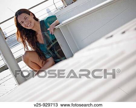 Stock Image - CHICA TRANQUILA. Fotosearch