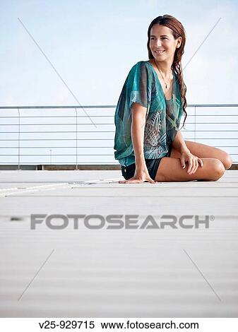 Stock Photography - CHICA TRANQUILA. Fotosearch