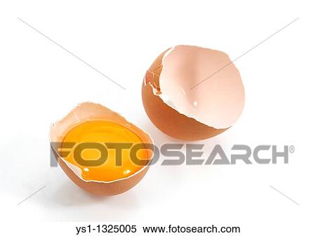 CHICKEN EGG SHOWING YOLK AGAINST WHITE BACKGROUND View Large Photo Image Stock Photography - CHICKEN EGG SHOWING YOLK AGAINST WHITE BACKGROUND. Fotosearch