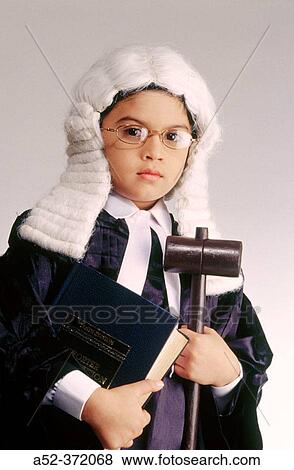 Child dressed as judge View Large Photo Image Stock Photo - Child dressed as judge. Fotosearch
