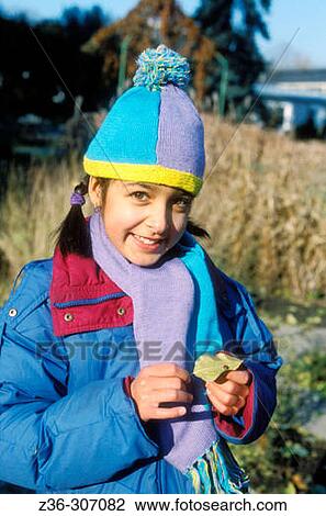 Stock Image - Child girl with bug. Fotosearch
