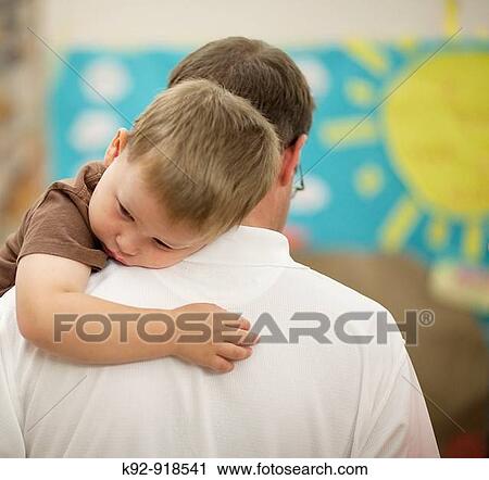 Child resting on his father, View Large Photo Image Stock Image - Child resting on his father,. Fotosearch