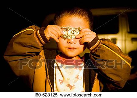 Stock Photography - Child. Xingping. Guangxi. China.. Fotosearch