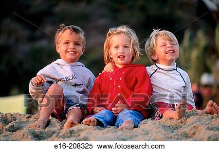 Children at the beach View Large Photo Image Stock Photography - Children at the beach. Fotosearch