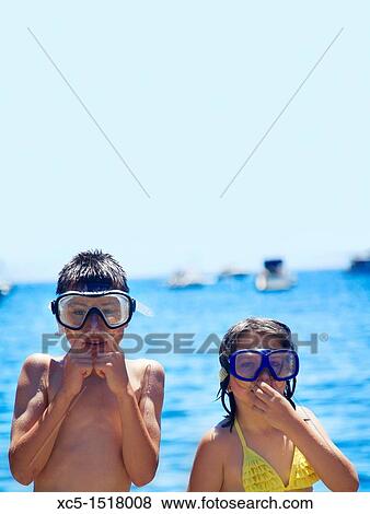 Children going to dive View Large Photo Image Stock Photo - Children going to dive. Fotosearch