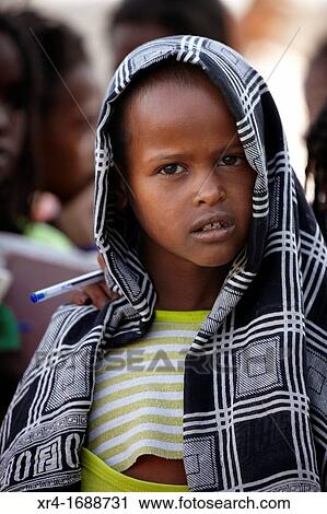 Stock Image - Children in l Berahle school, Berahle, Afar, Ethiopia, Africa. Fotosearch