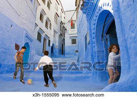 children in the medina of Chefchaouen, Rif region, Morocco, North Africa View Large Photo Image Stock Photography - children in the medina of Chefchaouen, Rif region, Morocco, North Africa. Fotosearch