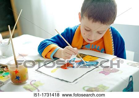 Children painting watercolor, Valencia, Spain View Large Photo Image Stock Photo - Children painting watercolor, Valencia, Spain. Fotosearch