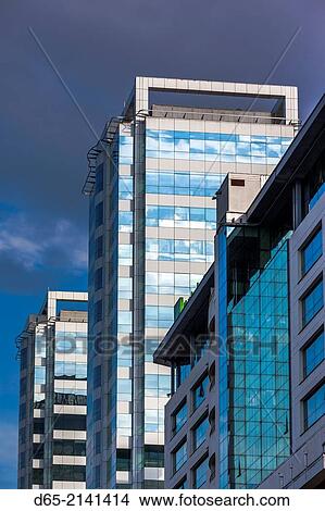 Chile, Los Lagos Region, Puerto Montt, buildings of the Mall Paseo Costanera. View Large Photo Image Picture - Chile, Los Lagos Region, Puerto Montt, buildings of the Mall Paseo Costanera.. Fotosearch
