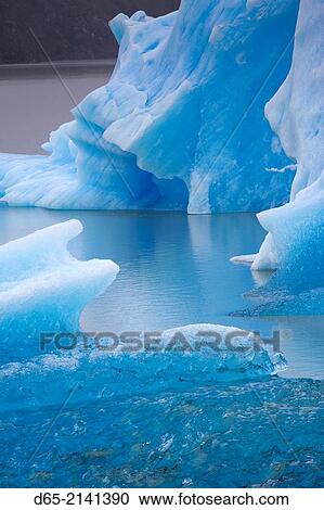 Chile, Magallanes Region, Torres del Paine National Park, Lago Grey, glacial ice. View Large Photo Image Stock Image - Chile, Magallanes Region, Torres del Paine National Park, Lago Grey, glacial ice.. Fotosearch