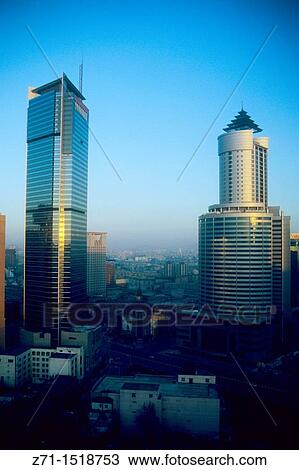 China, Liaoning Province, Dalian, skyscrapers, skyline. View Large Photo Image Stock Image - China, Liaoning Province, Dalian, skyscrapers, skyline.. Fotosearch