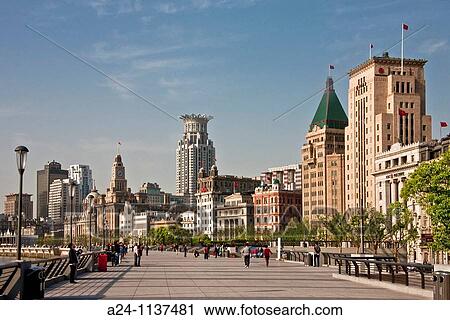 China-May 2010 Shanghai City The Bund W H. View Large Photo Image Stock Image - China-May 2010 Shanghai City The Bund W H.. Fotosearch