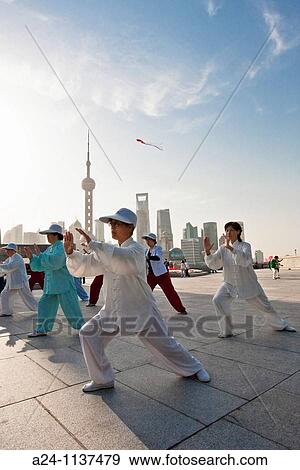 Stock Photo - China-May 2010 Shanghai City Training.. Fotosearch