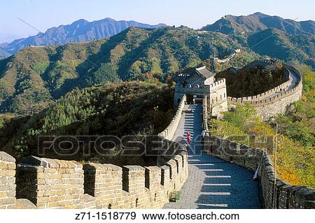Stock Photo - China, Mutianyu, Great Wall. Fotosearch