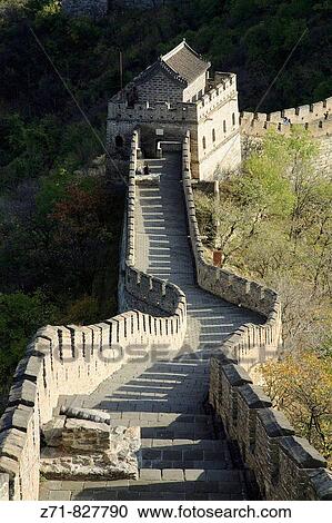 China, near Beijing, Mutianyu, Great Wall of China View Large Photo Image Stock Image - China, near Beijing, Mutianyu, Great Wall of China. Fotosearch