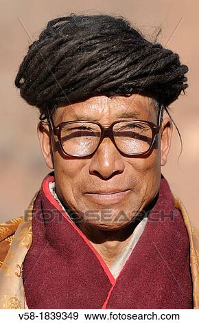 China, Qinghai, Amdo, Jiantsa county, Ngagpa Ngakpa or lay practitoner of tibetan Buddhism View Large Photo Image Stock Photo - China, Qinghai, Amdo, Jiantsa county, Ngagpa Ngakpa or lay practitoner of tibetan Buddhism. Fotosearch