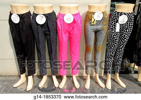 China, Shanghai, Huangpu District, Sichuan Road, mannequin, woman's pants, fashion, for sale, retail display, View Large Photo Image Stock Image - China, Shanghai, Huangpu District, Sichuan Road, mannequin, woman's pants, fashion, for sale, retail display,. Fotosearch