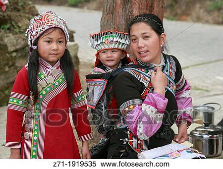 China, Yunnan, Yuanyang, Hani ethnic minority people, View Large Photo Image Stock Photography - China, Yunnan, Yuanyang, Hani ethnic minority people,. Fotosearch