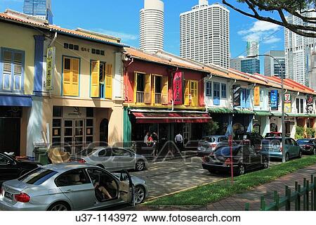 Stock Image - Chinatown Heritage, Singapore. Fotosearch