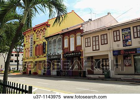 Chinatown Heritage, Singapore View Large Photo Image Stock Photography - Chinatown Heritage, Singapore. Fotosearch
