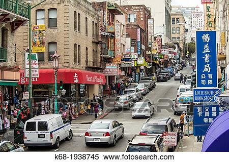 Chinatown, San Francisco, California, USA. View Large Photo Image Stock Photography - Chinatown, San Francisco, California, USA.. Fotosearch