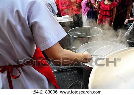 Chinese Coock makes fresh Noodel Dough View Large Photo Image Stock Photograph - Chinese Coock makes fresh Noodel Dough. Fotosearch