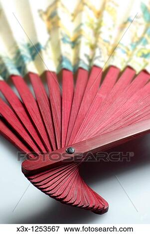 Chinese hand fan View Large Photo Image Stock Photo - Chinese hand fan. Fotosearch