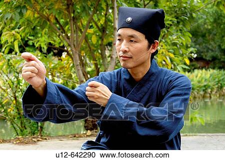 Chinese Kung fu. Wudang Shan. Hubei. China. View Large Photo Image Stock Image - Chinese Kung fu. Wudang Shan. Hubei. China.. Fotosearch