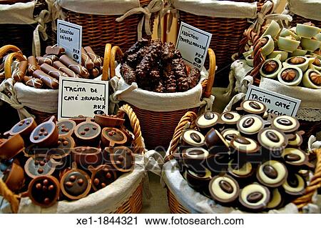 Stock Image - chocolate bonbons. Fotosearch