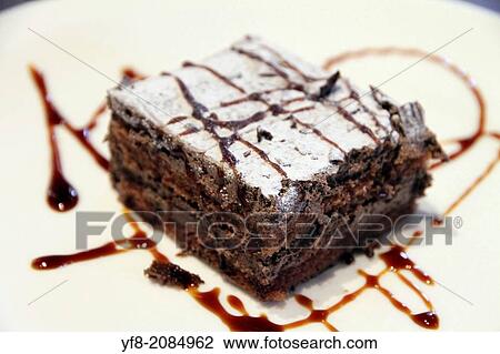 Chocolate tart. View Large Photo Image Stock Image - Chocolate tart.. Fotosearch