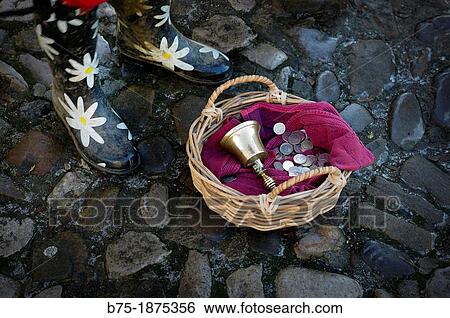 Stock Photograph - Christmas collection for charity. Fotosearch