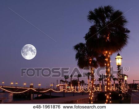 CHRISTMAS FESTIVAL OF LIGHTS MENENDES AVENIDA PROMENADE SAINT AUGUSTINE FLORIDA USA. View Large Photo Image Stock Photograph - CHRISTMAS FESTIVAL OF LIGHTS MENENDES AVENIDA PROMENADE SAINT AUGUSTINE FLORIDA USA.. Fotosearch