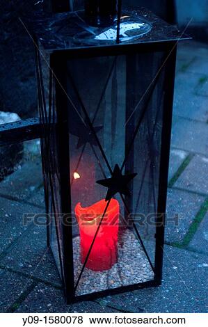 Stock Photo - Christmas lamp, Stockholm, Sweden. Fotosearch