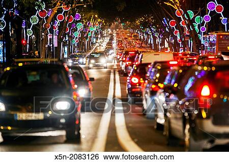 Christmas Lights in the Avenida da Liberdade, Lisbon, Portugal, Europe. View Large Photo Image Stock Photograph - Christmas Lights in the Avenida da Liberdade, Lisbon, Portugal, Europe.. Fotosearch
