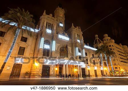 Christmas lights in the streets of Valencia, Spain, Europe View Large Photo Image Stock Image - Christmas lights in the streets of Valencia, Spain, Europe. Fotosearch