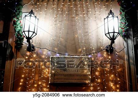 Christmas lights on Ansuini jewellers shop in the centre of Rome, Italy View Large Photo Image Stock Photograph - Christmas lights on Ansuini jewellers shop in the centre of Rome, Italy. Fotosearch