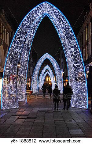 Christmas lights on South Molton Street in the heart of London, England View Large Photo Image Stock Image - Christmas lights on South Molton Street in the heart of London, England. Fotosearch