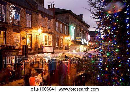 Christmas Market, Knaresborough, North Yorkshire, England, UK View Large Photo Image Stock Image - Christmas Market, Knaresborough, North Yorkshire, England, UK. Fotosearch