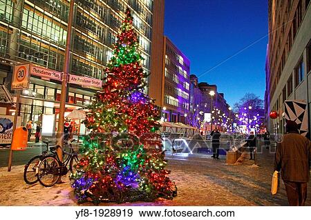 Christmas time Potsdamer Platz in Berlin, Germany View Large Photo Image Stock Photo - Christmas time Potsdamer Platz in Berlin, Germany. Fotosearch