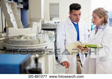 Stock Photo - Chromatograph, Physical Chemical Laboratory, Azti-Tecnalia, Marine and Food Research Technological Centre, Derio, Biscay, Basque Country, Spain. Fotosearch