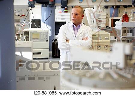 Stock Photography - Chromatograph, Physical Chemical Laboratory, Azti-Tecnalia, Marine and Food Research Technological Centre, Derio, Biscay, Basque Country, Spain. Fotosearch